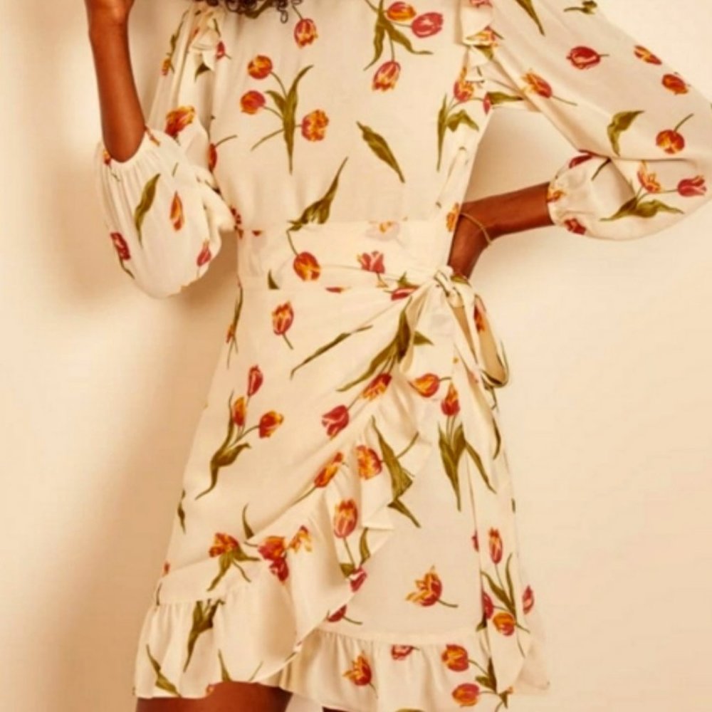 Reformation Quest Tulip Dress - NWT